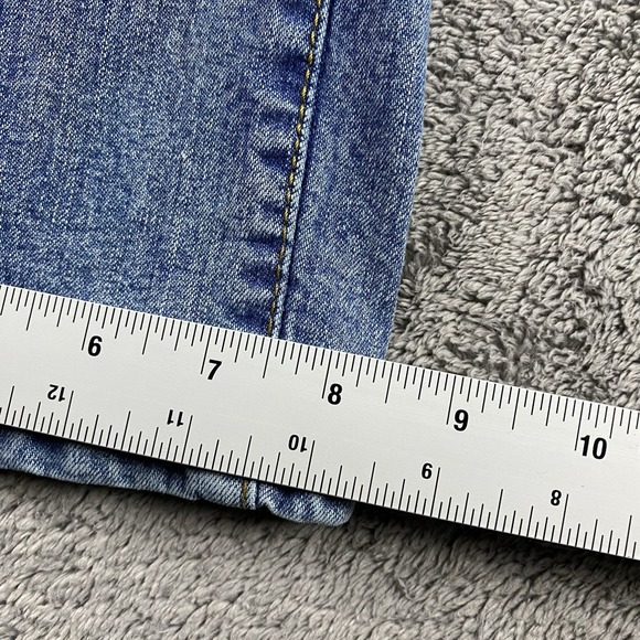 Levis 550 Classic Relaxed Bootcut Jeans Womens 10S Blue Medium Blue Mid Rise VTG - Picture 5 of 15